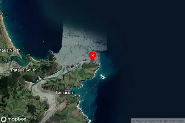 Glucina Rock,Northland Satellite Map