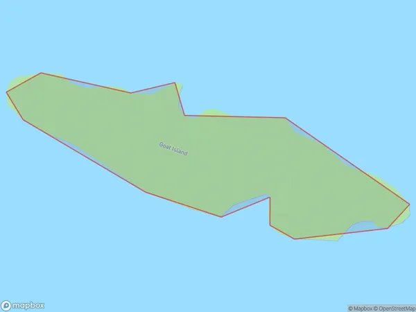 Goat Island, Northland Polygon Area Map