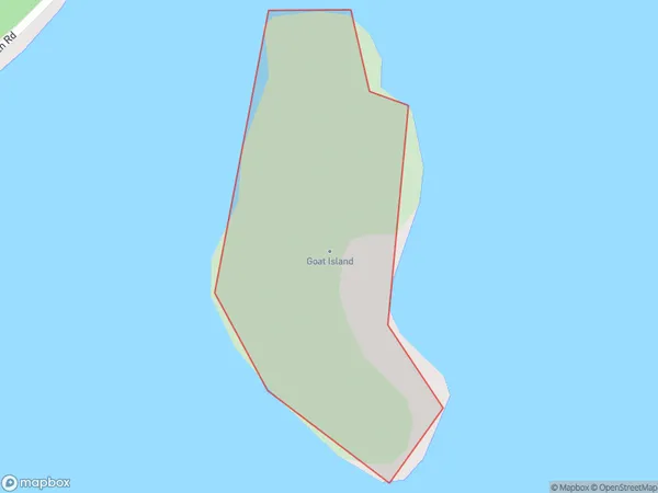 ZipCode 2019 Map for Goat Island/Rakiriri