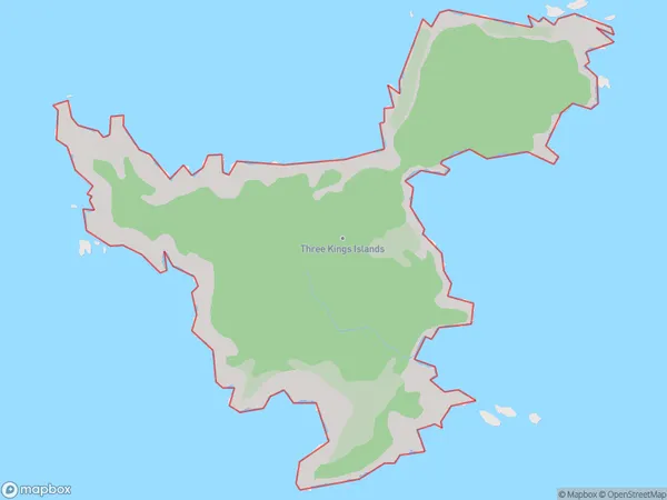 Manawatawhi / Great Island, Otago Polygon Area Map