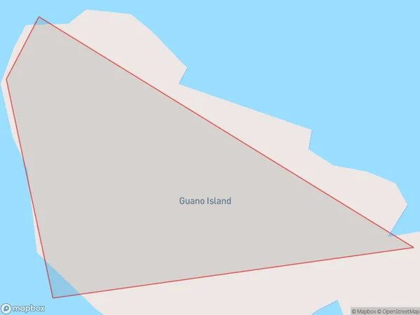 Guano Island, Northland Polygon Area Map
