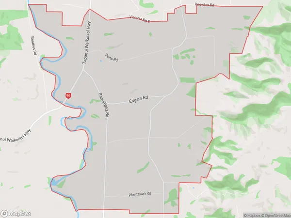 Glenkenich, Otago Polygon Area Map