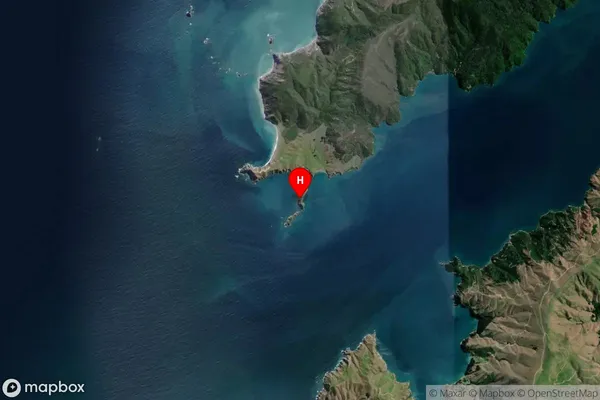 Hautai Island,Marlborough Satellite Map