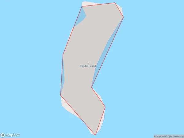 Hautai Island, Marlborough Polygon Area Map