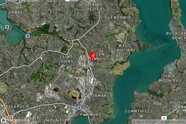 Glen Innes,Auckland Satellite Map