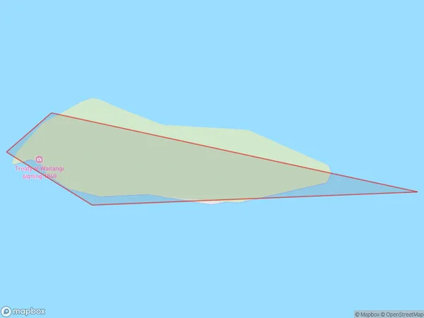 Horahora Kakahu Island, Marlborough Polygon Area Map