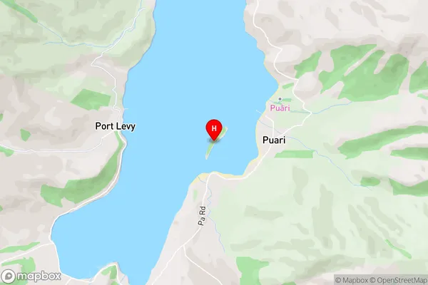 Horomaka Island,Canterbury Area Map