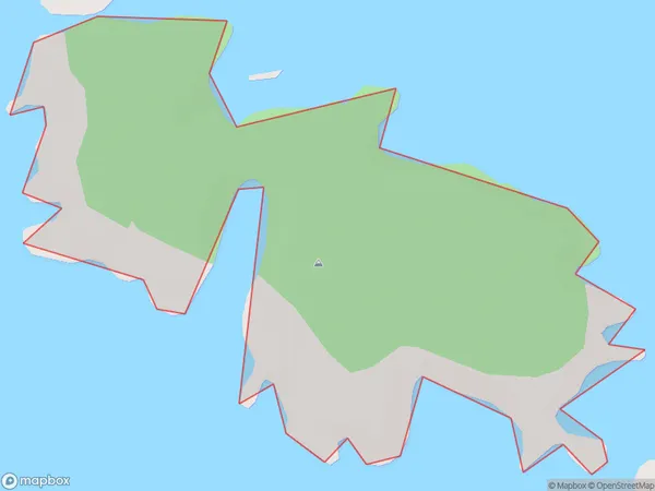 Horomamae / Owen Island, Southland Polygon Area Map