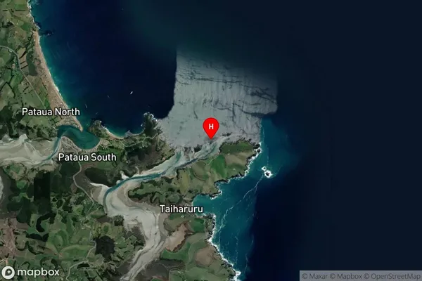 Ipurau Island,Northland Satellite Map