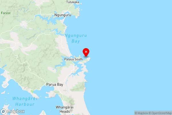 Ipurau Island,Northland Region Map