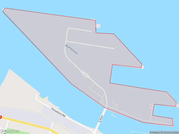 Island Harbour, Southland Polygon Area Map