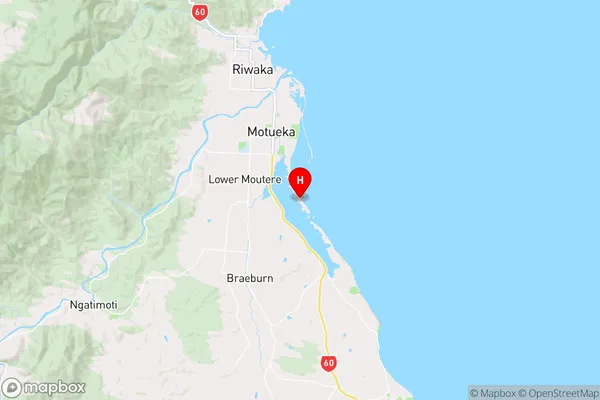 Jackett Island,Tasman Region Map