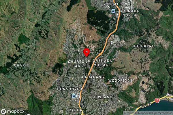 Glenside,Wellington Satellite Map