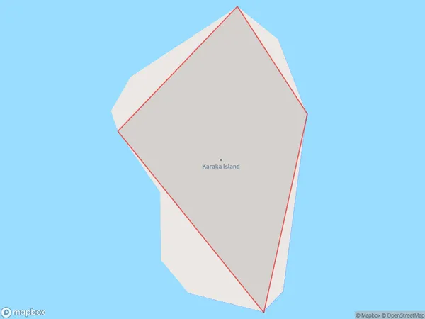 Karaka Island, Northland Polygon Area Map
