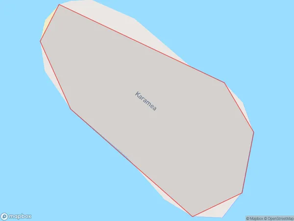 Karamea / Red Island, Otago Polygon Area Map