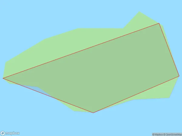 Koinga Island, Southland Polygon Area Map