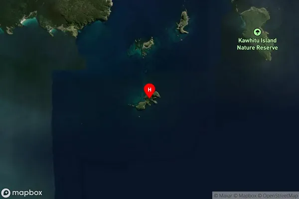 Korapuki Island,Waikato Satellite Map