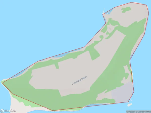 Limestone Island, Northland Polygon Area Map