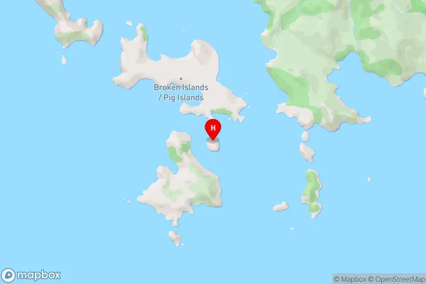 Little Mahuki Island,Auckland Area Map
