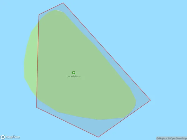 Lone Island, Southland Polygon Area Map