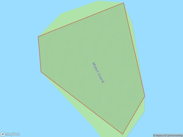 Mabel Island, Marlborough Polygon Area Map