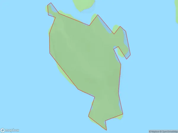 Macdonell Island, Southland Polygon Area Map