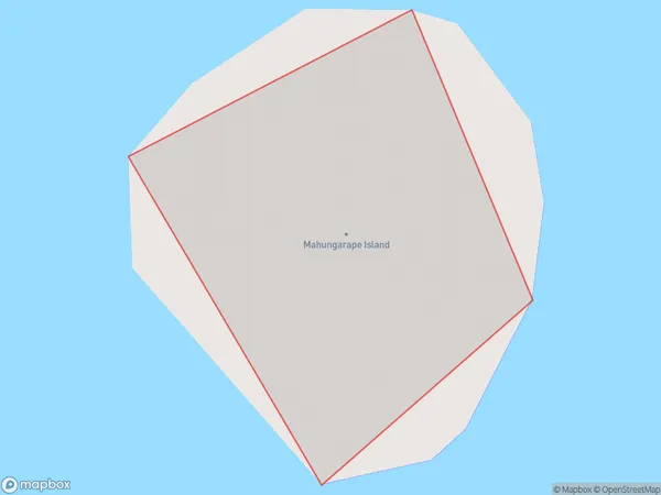 Mahungarape Island / Round Island, Otago Polygon Area Map