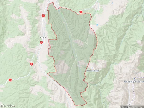 Golden Downs, Tasman Polygon Area Map