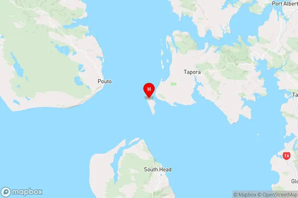 Manukapua Island,Auckland Region Map