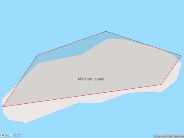 Marriott Island, Northland Polygon Area Map