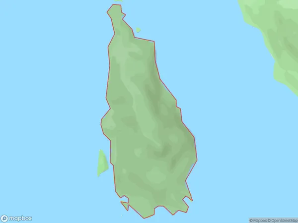 Mary Island, Southland Polygon Area Map