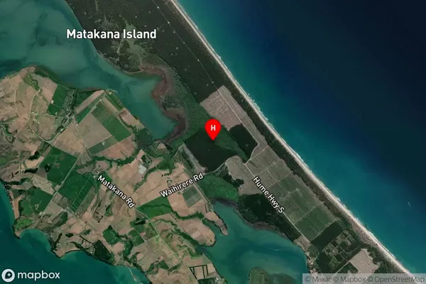 Matakana Island,Bay of Plenty Satellite Map