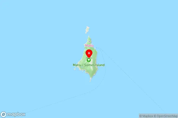 Matiu / Somes Island,Wellington Area Map
