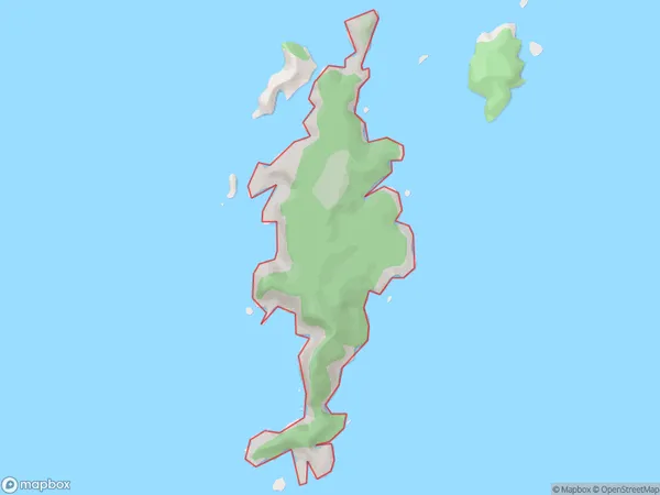Mokinui / Big Moggy Island, Southland Polygon Area Map