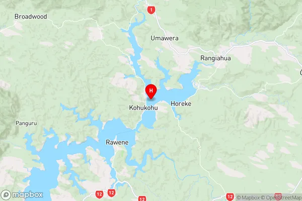 Motiti Island,Northland Region Map