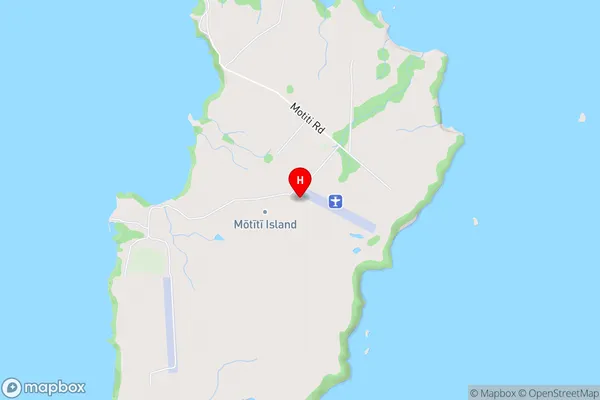 Motiti Island,Bay of Plenty Area Map