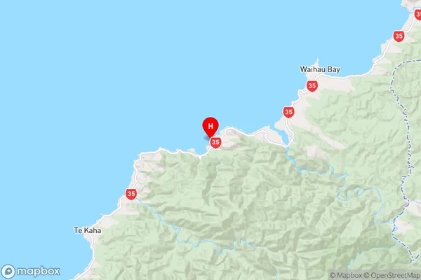 Motu Kaimeanui Island,Bay of Plenty Region Map