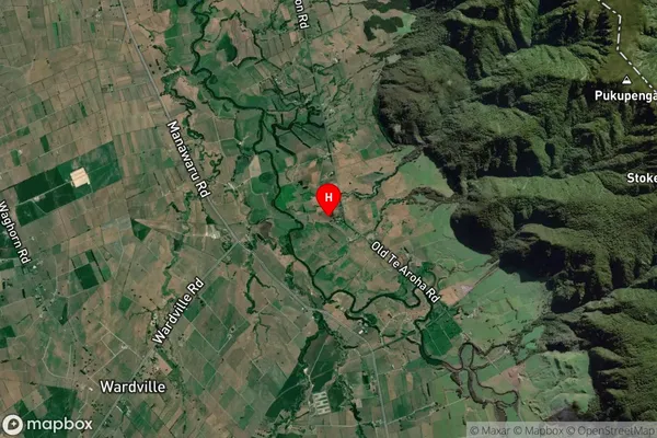 Gordon,Waikato Satellite Map