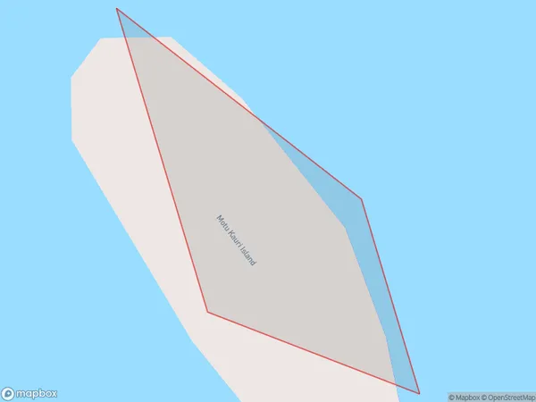 Motu Kauri Island, Northland Polygon Area Map