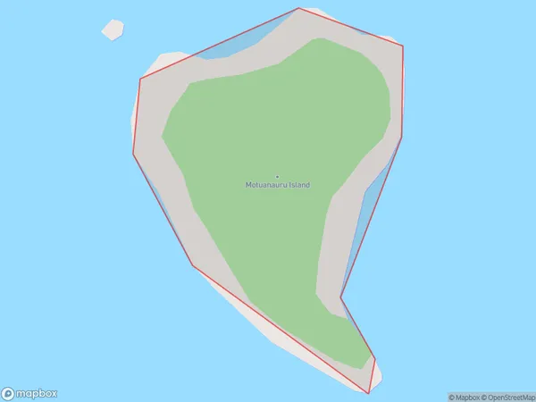 Motuanauru Island, Marlborough Polygon Area Map