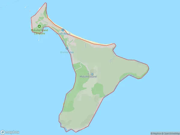 Motuihe Island / Te Motu-a-Ihenga, Otago Polygon Area Map