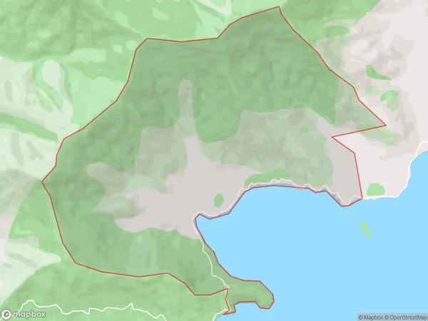 Goulter Bay, Marlborough Polygon Area Map