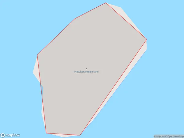 Motukaramea Island / Kaikai Island, Otago Polygon Area Map