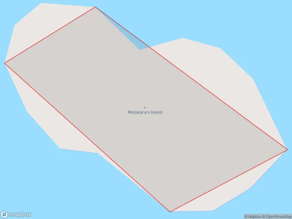 Motukaroro, Otago Polygon Area Map