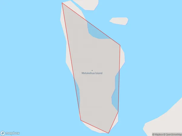 Motukehua Island / Nops Island, Otago Polygon Area Map