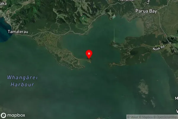 Motukiore Island,Northland Satellite Map