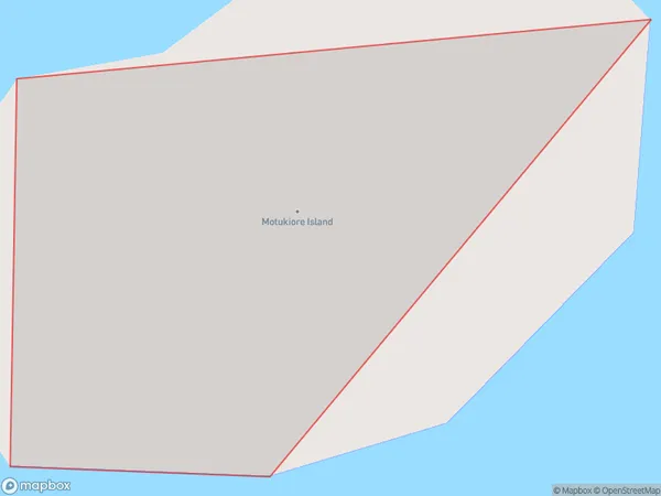 Motukiore Island, Northland Polygon Area Map