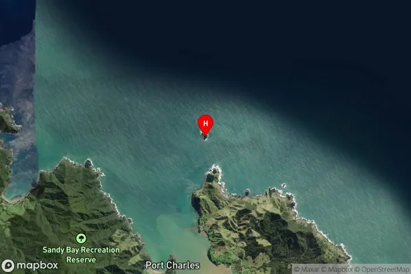 Motukokopu Island,Waikato Satellite Map