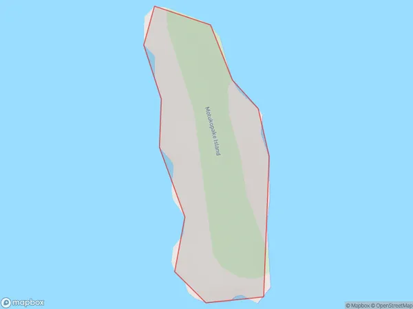 Motukopake Island, Waikato Polygon Area Map