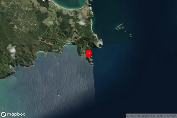 Motukoranga Island,Waikato Satellite Map